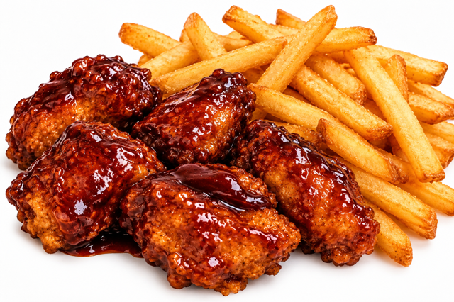 5pcs Boneless + Medium Fries.