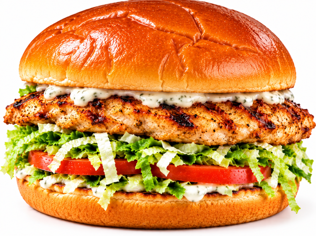 Grilled Chicken Burger.