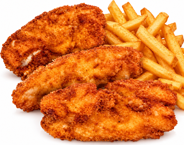 3pcs Tenders + Medium Fries.