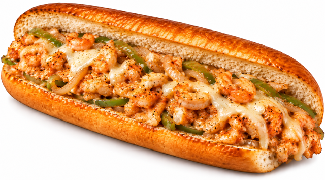 Grilled Shrimp Sub.