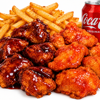 10pcs Boneless Wings Combo