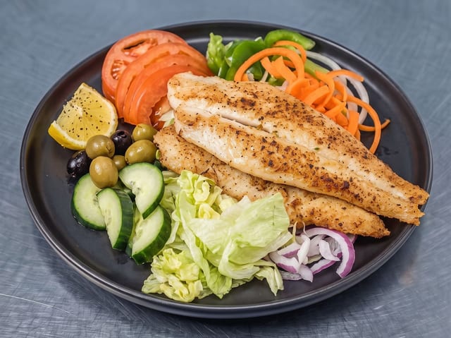 Tilapia Salad.