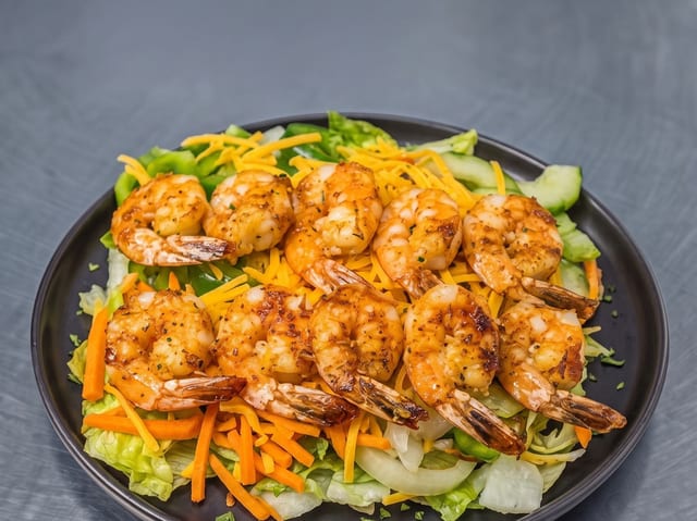 Grilled Shrimp Salad.