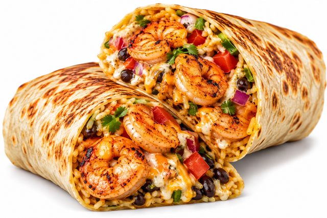 Shrimp Burritos.